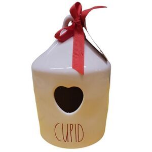 Rae Dunn “CUPID” Ceramic Birdhouse